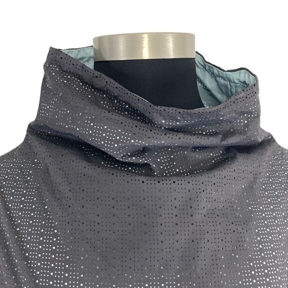 Fabletics 2X Liora Pullover Iron/Sterling Athleisure Sport Jacket Windbreaker - Picture 8 of 10